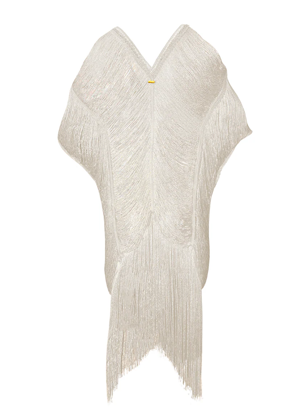 Luxe Strand Cover-Up met Franjes | Eén Maat | Magic Hands
