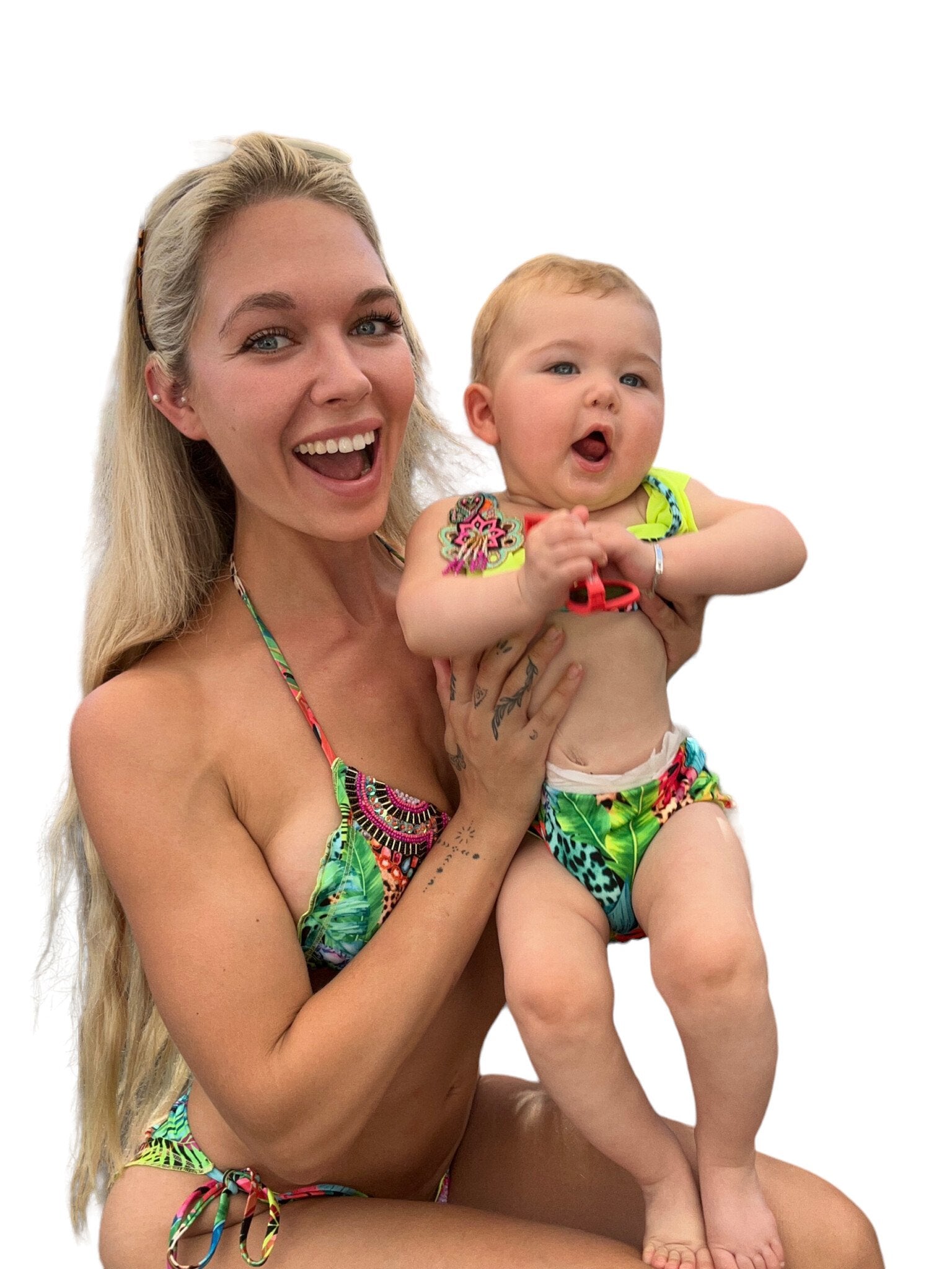 moeder en dochter bikini’s