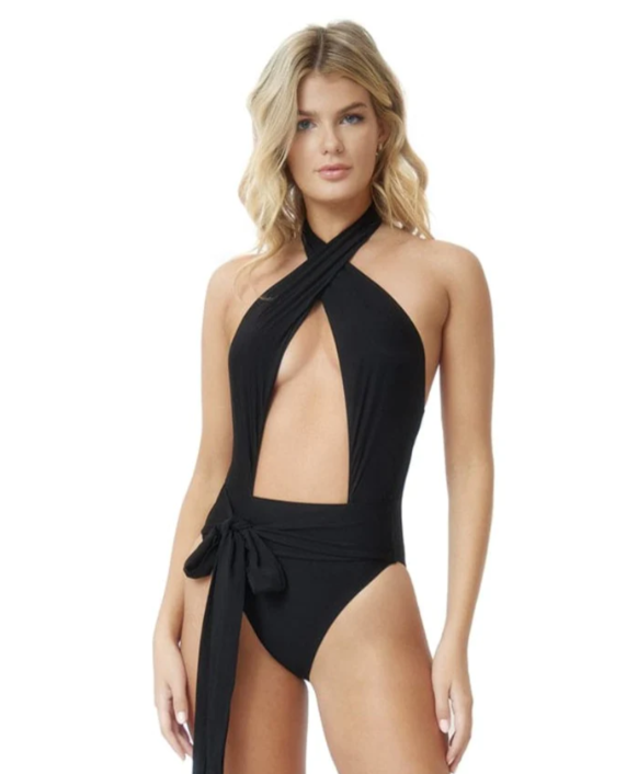 zwarte monokini