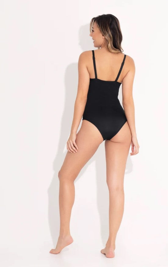 Zwarte push up badpak dames (3)