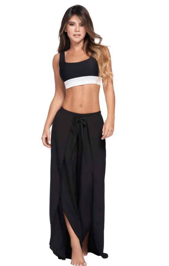 Zwarte Strandbroek Dames - magichandsboutique