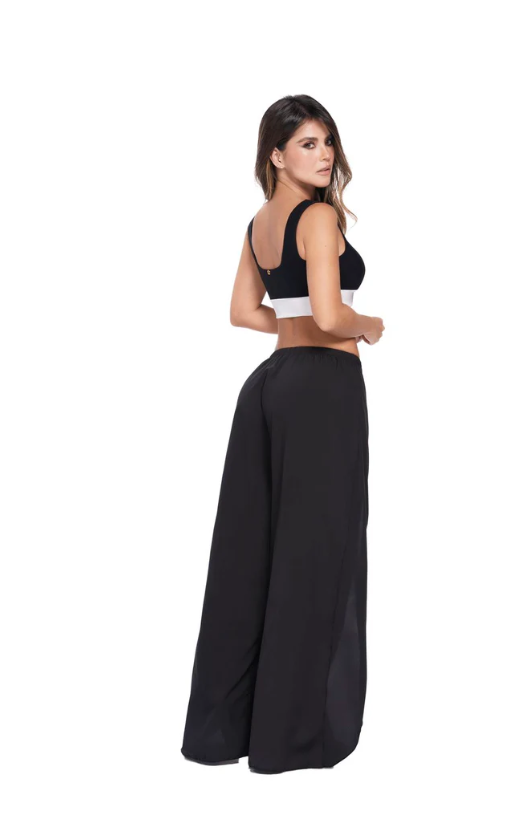 Zwarte Strandbroek Dames - magichandsboutique