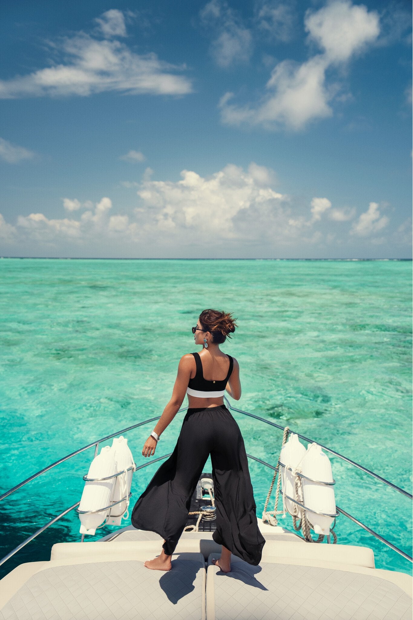 Zwarte Strandbroek Dames - magichandsboutique