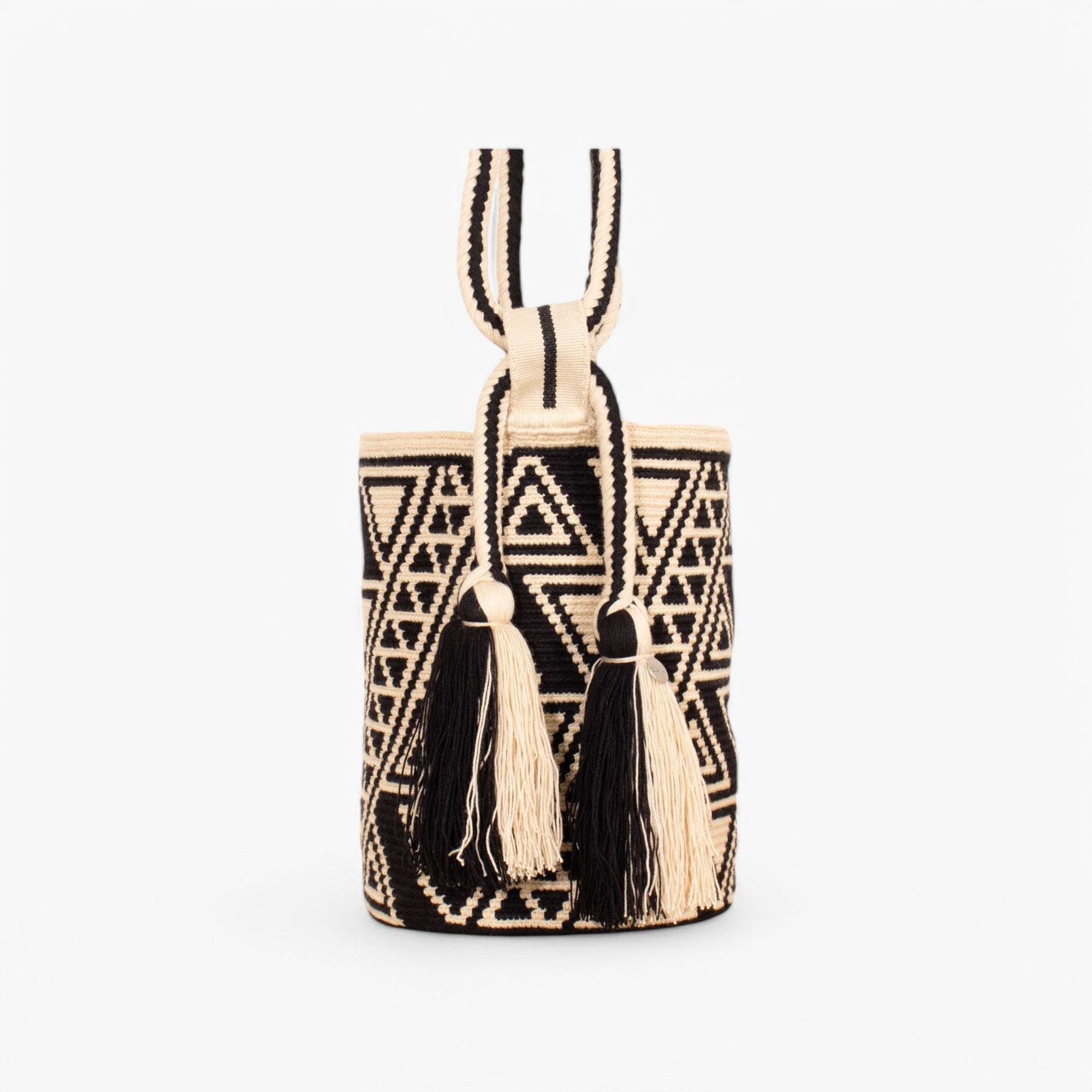 Geometric shoulder bag | Black