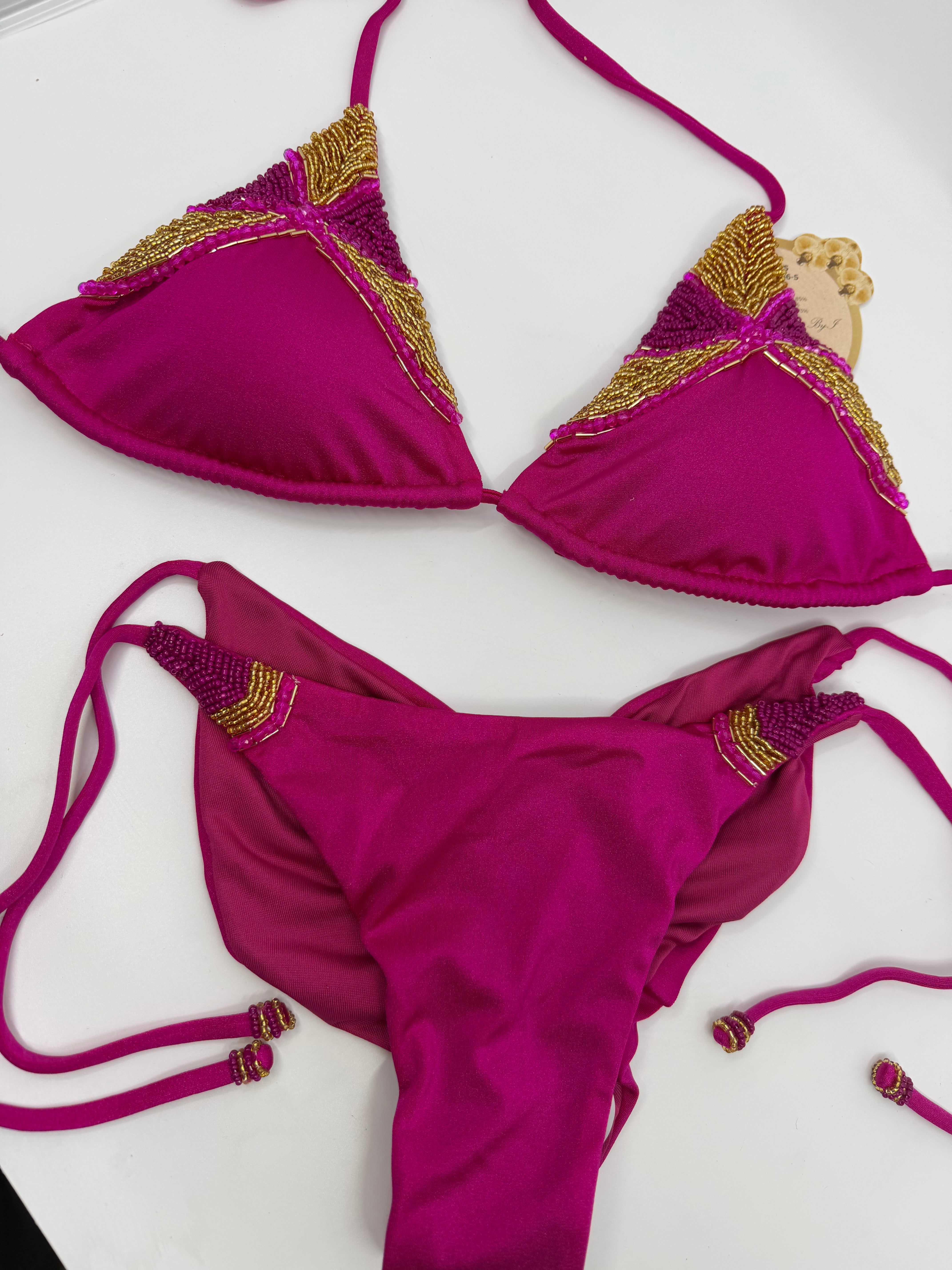 Luxe fuchsia dames bikinis 2026