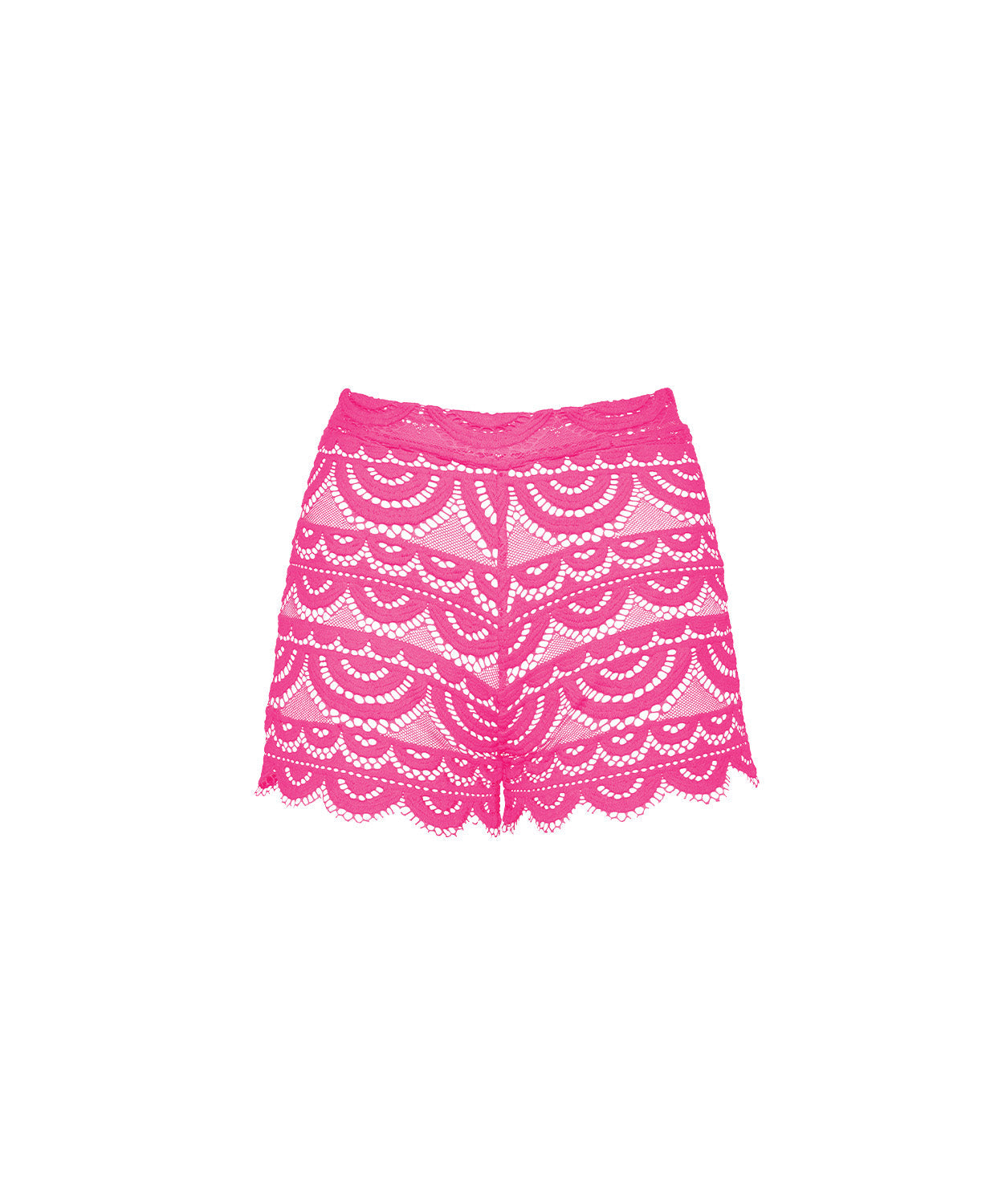 Tulip lace short roze kant productfoto
