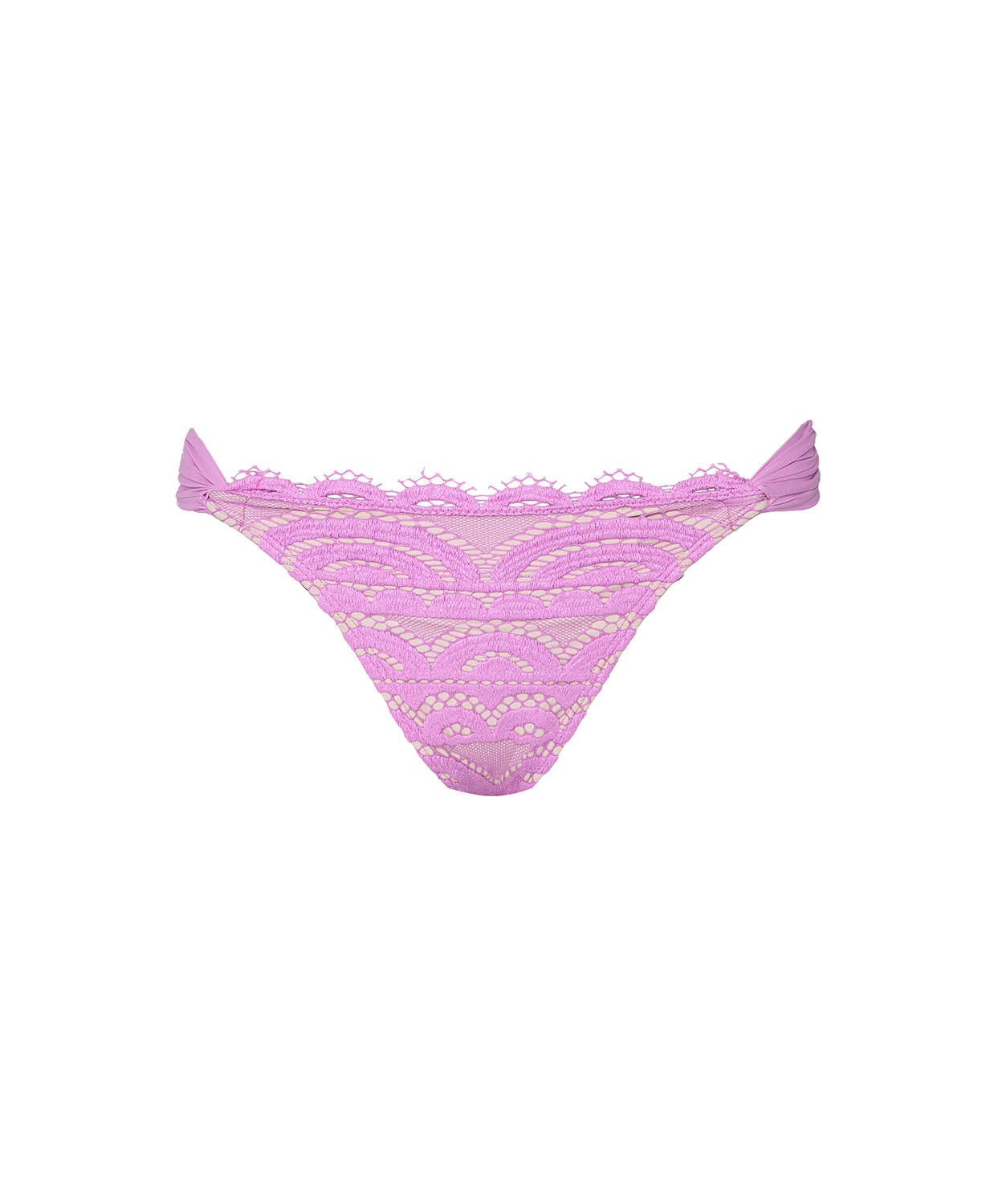 PQ Swim Wisteria Kant Fanned Bikinibroekje roze - plat neergelegd